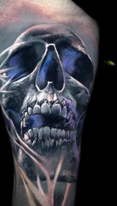 Color Skull Tattoo